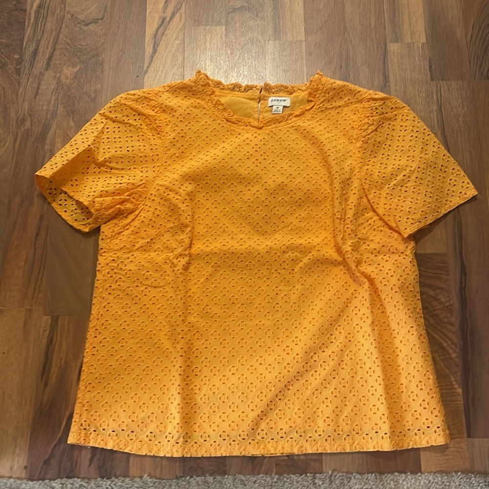 J. Crew Eyelet Shirt